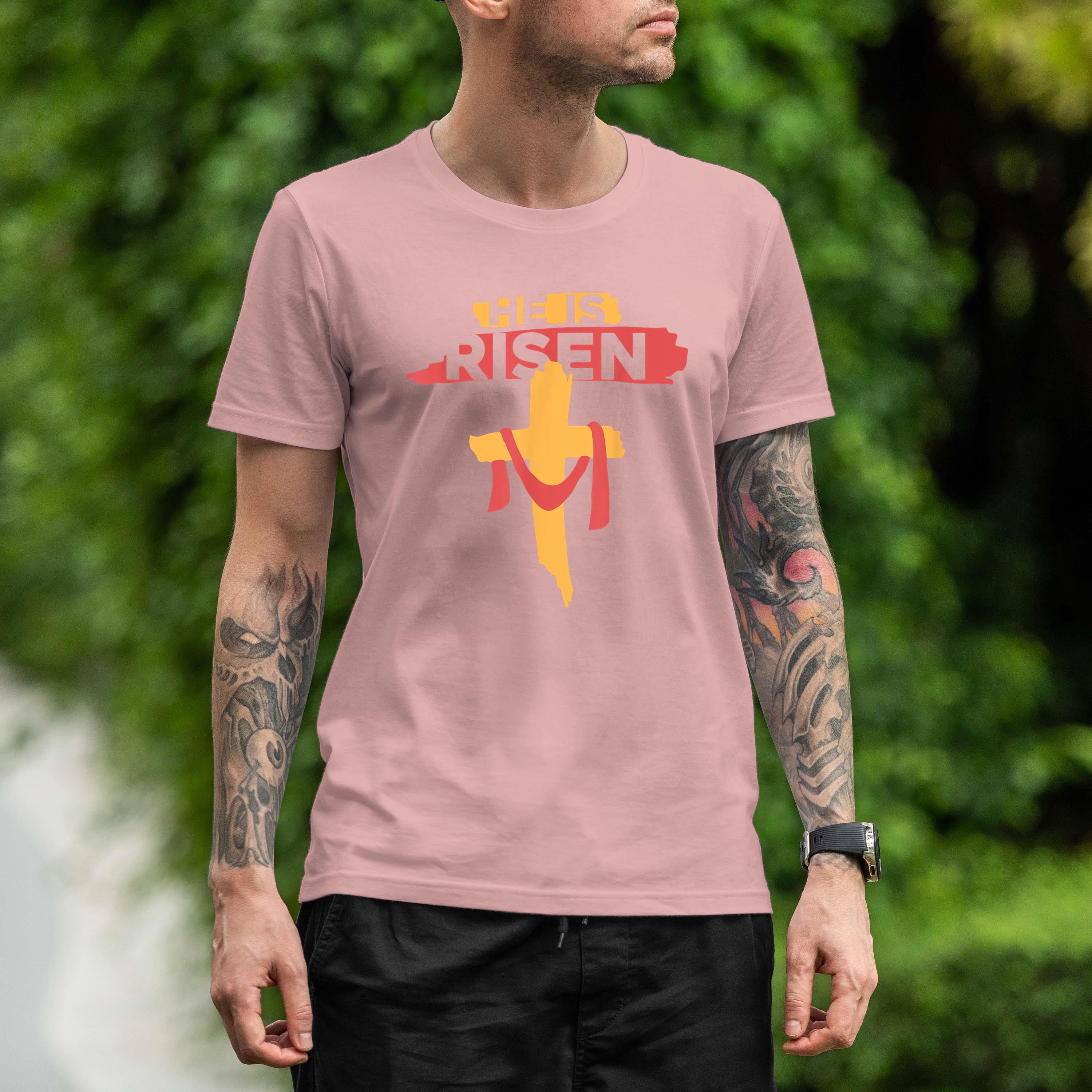 He Is Risen Trendy Christian Easter Shirt 